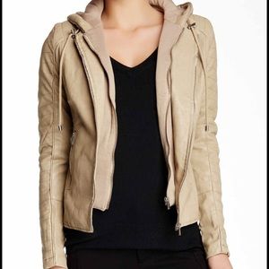 Love Token Faux Leather Jacket