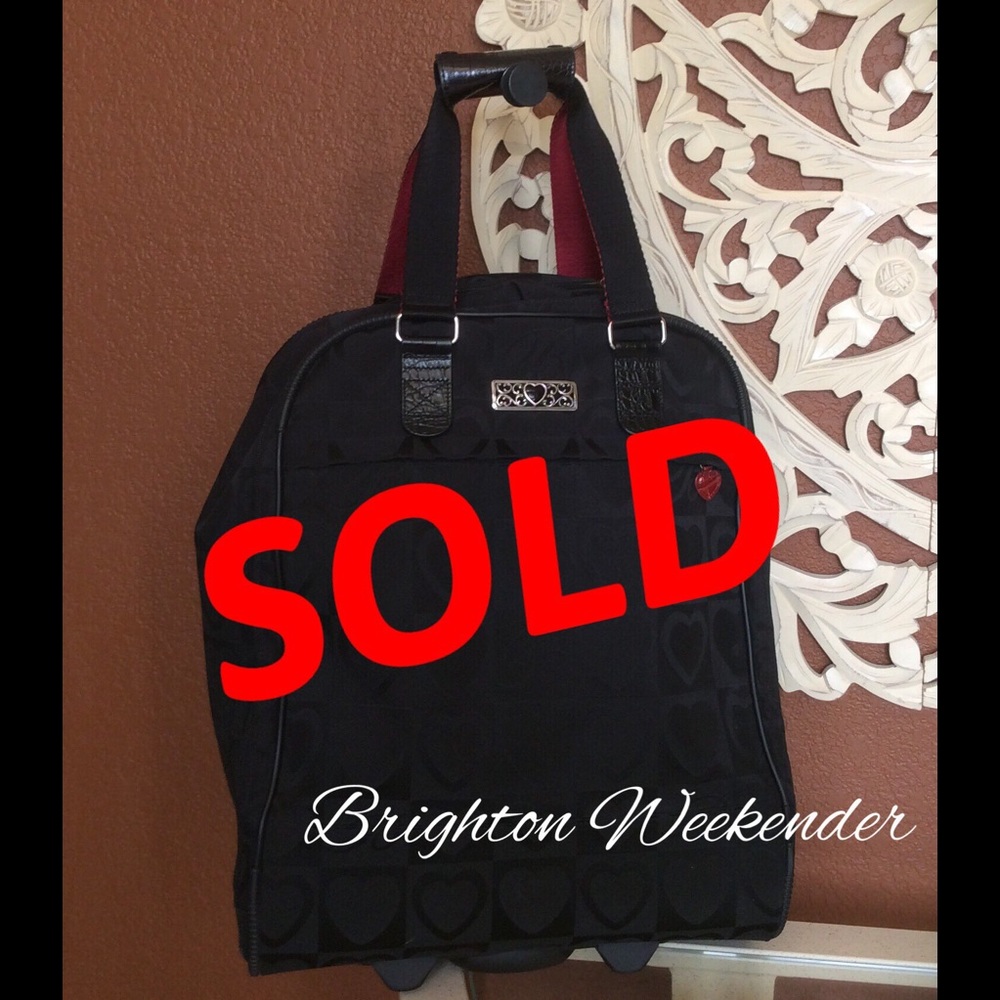 SOLD!!  Brighton Rolling Weekender Luggage