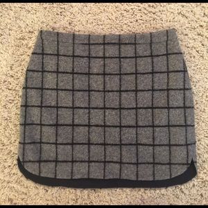 Madewell Gray Wool Skirt - size 12