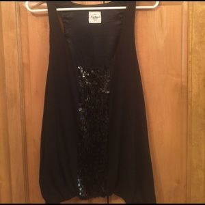 J crew heirloom tank top with sequin detailing