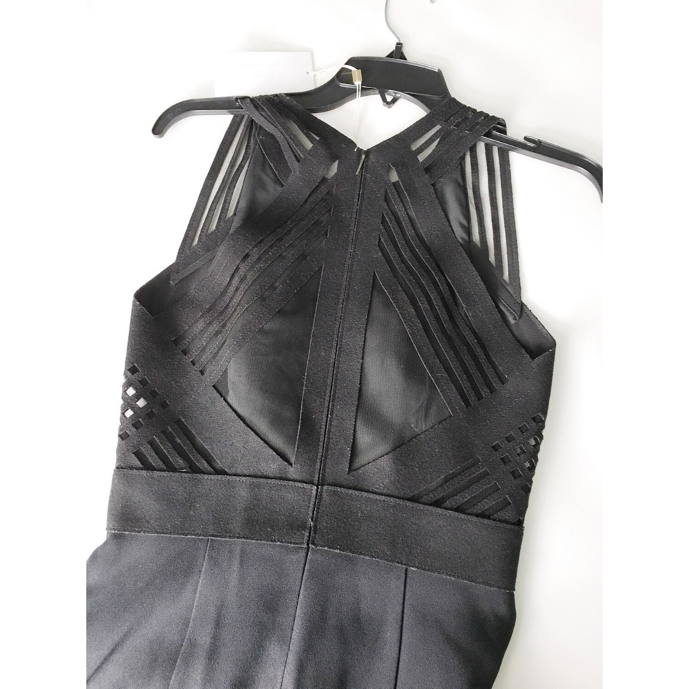 Hugo Boss Runway Edition Dress In Wool Laser Cut - Picture 4 of 7