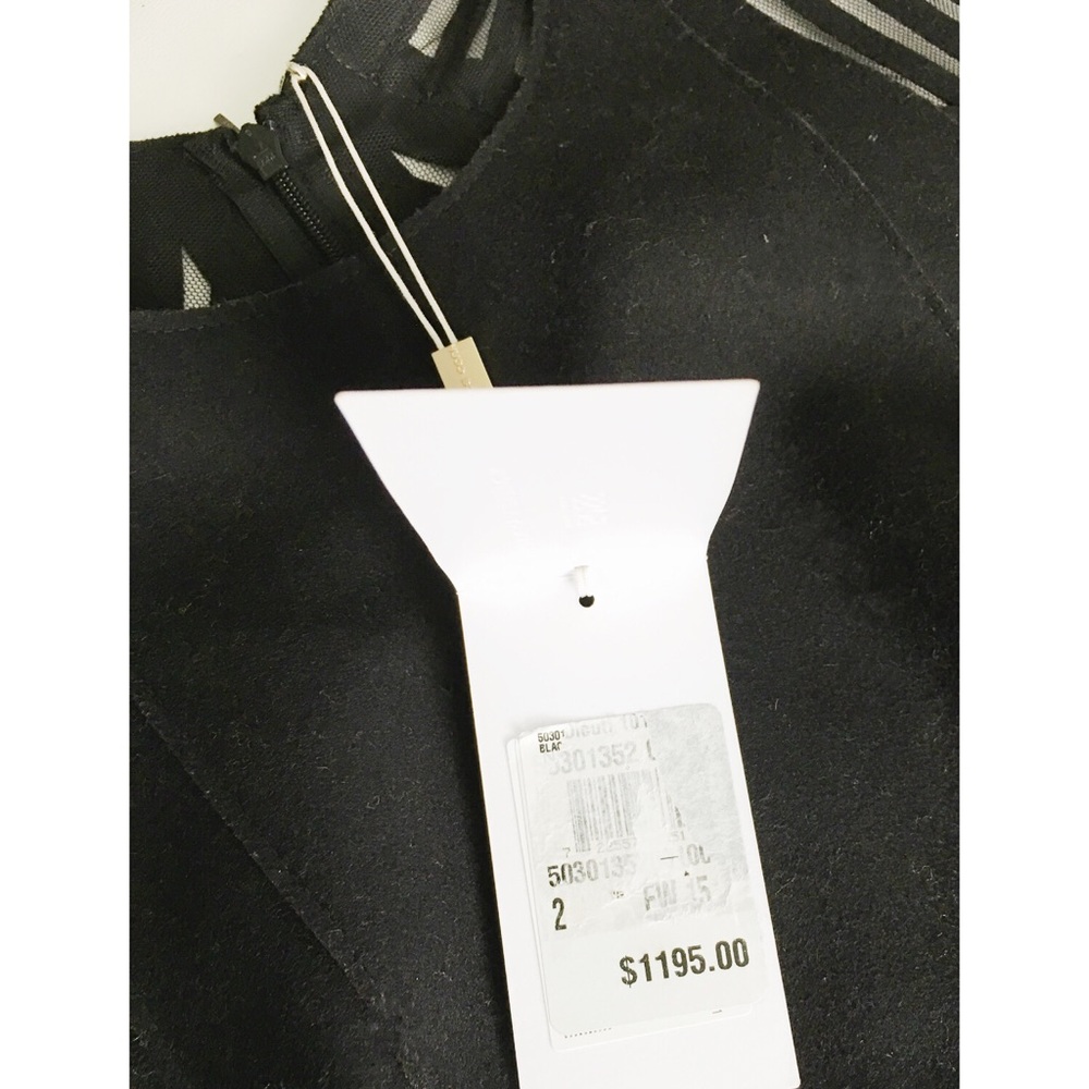 Hugo Boss Runway Edition Dress In Wool Laser Cut - Picture 6 of 7
