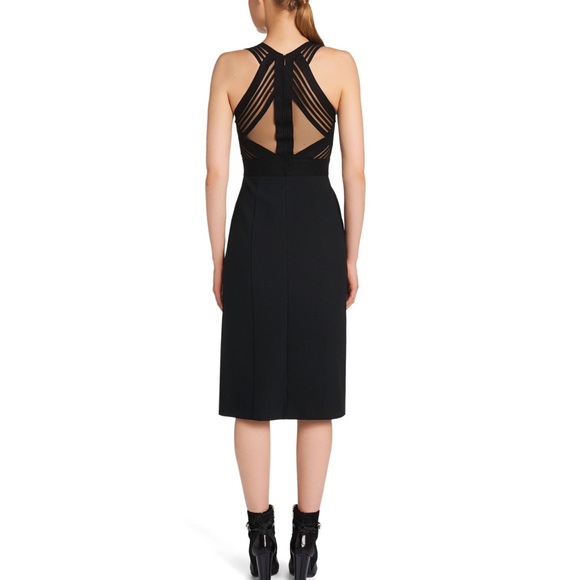 Hugo Boss Runway Edition Dress In Wool Laser Cut - Picture 2 of 7