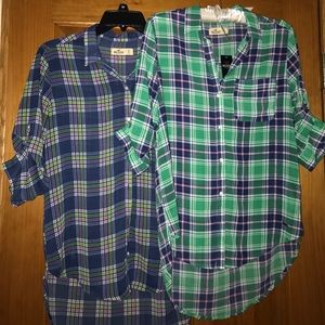 Hollister button down shirt bundle