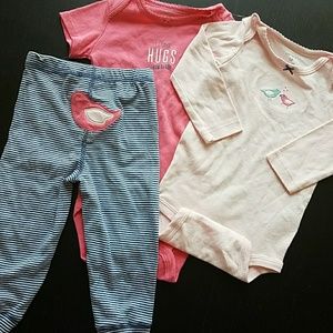 Carters 12mth Little Layette Set