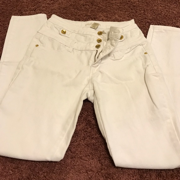 White High Rise Jeans - Picture 2 of 3