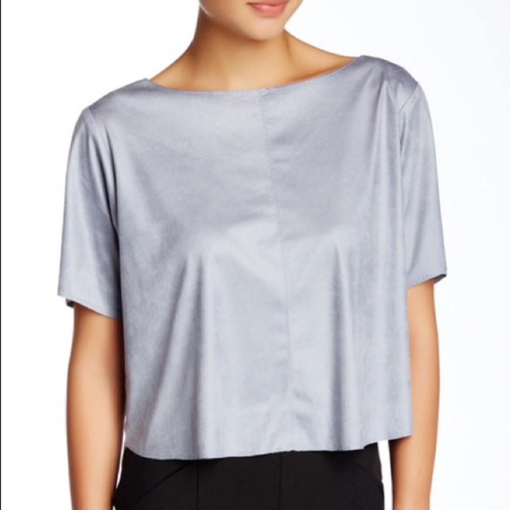 Fletcher Suede Crop Top