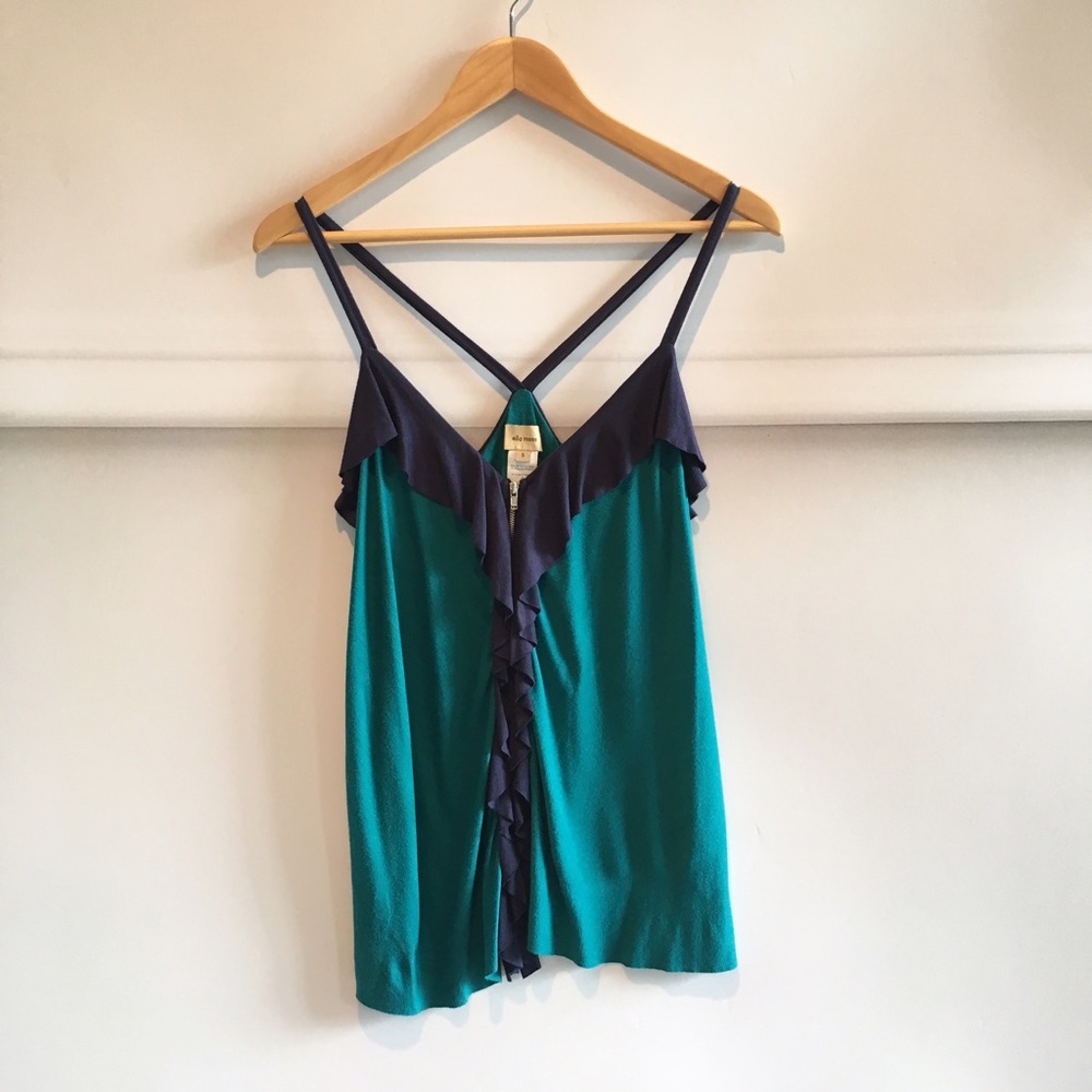 ella moss ruffle tank