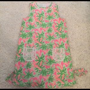 Lilly Pulitzer girls palm tree dress