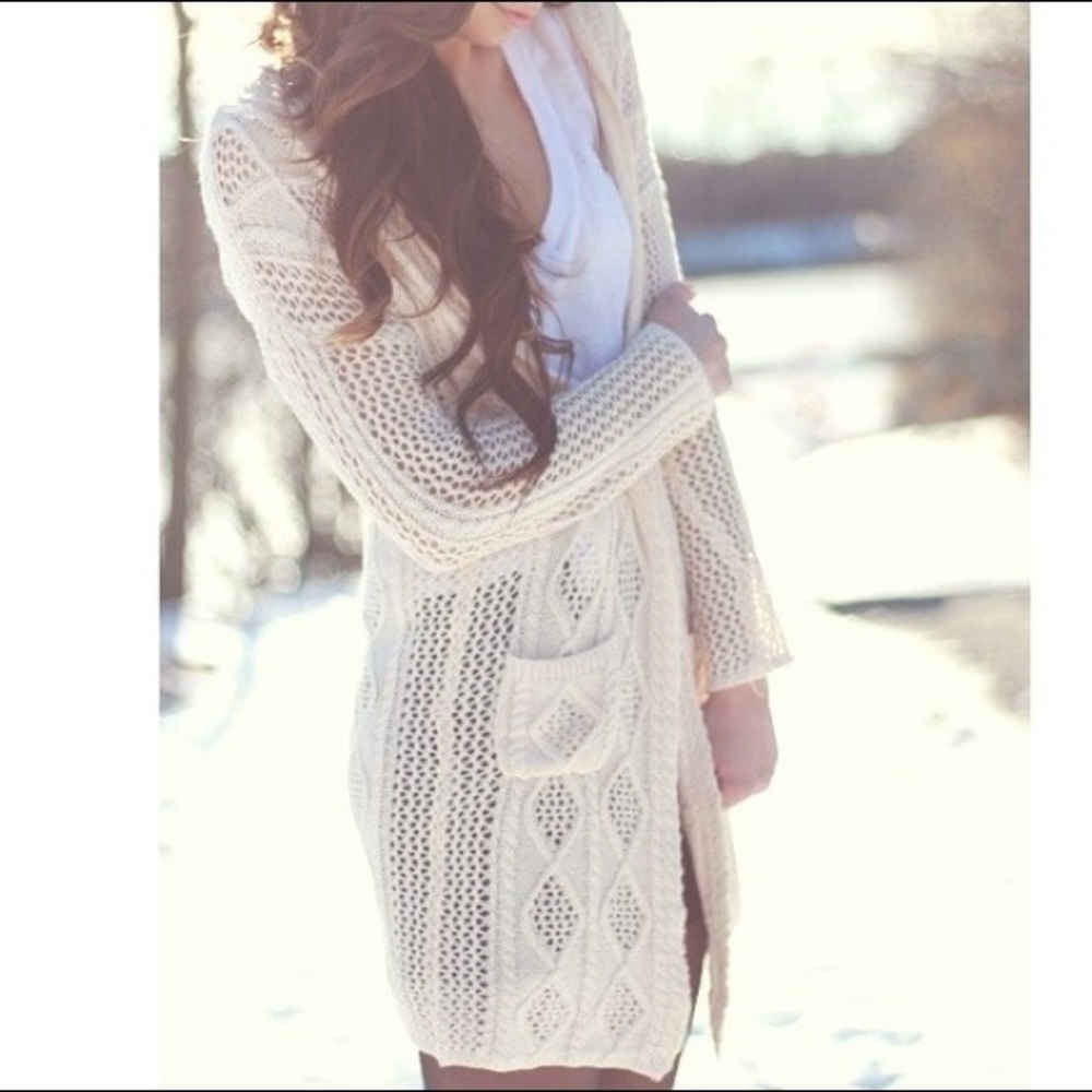 Charlotte cardigan brandy 💕