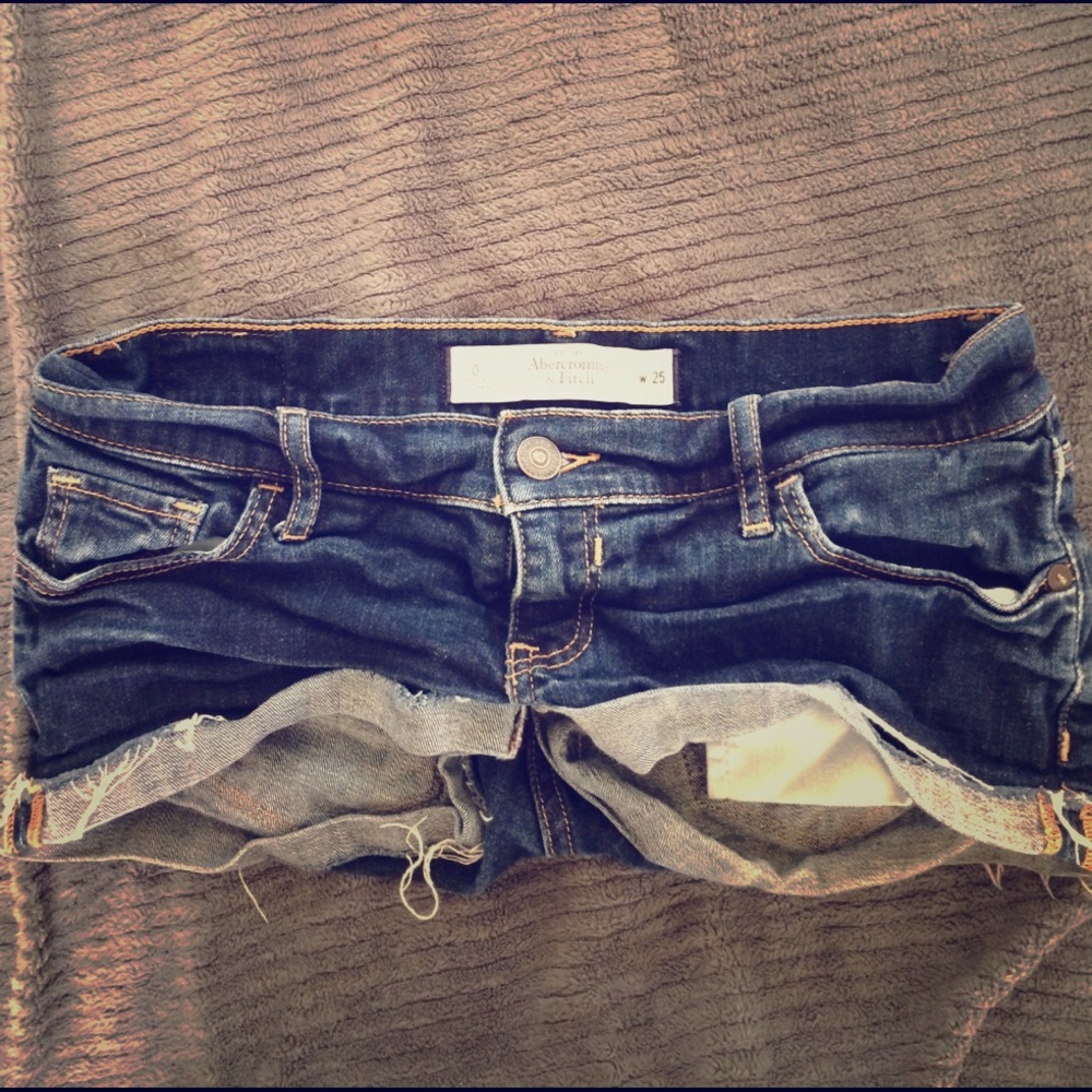 Abercrombie & Fitch Shorts (Navy, Size 0)