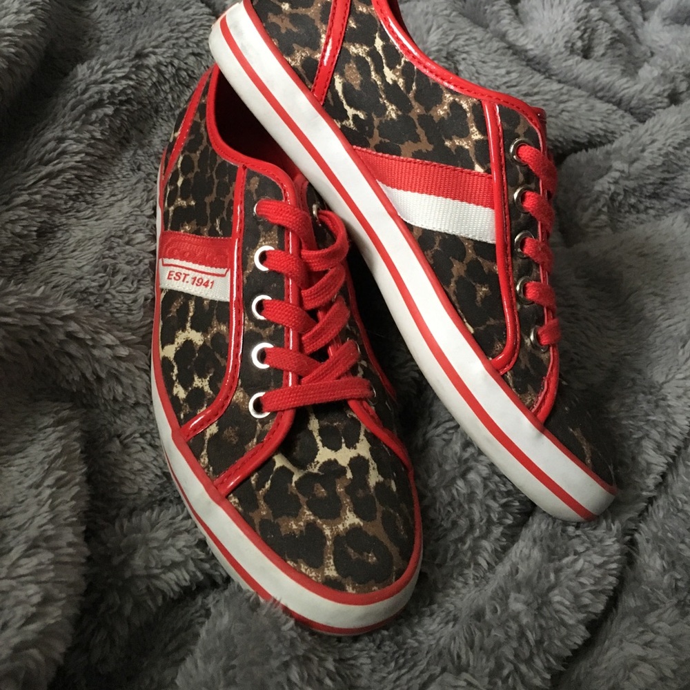 Coach Cheetah Print Sneakers - Gem