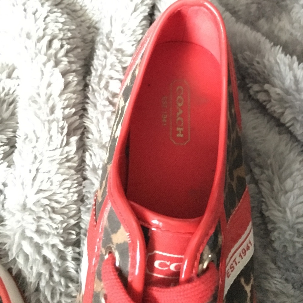 Coach Cheetah Print Sneakers - Gem