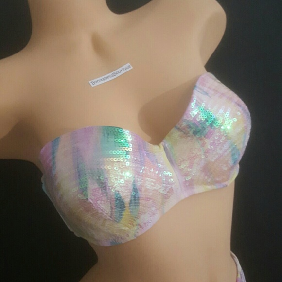 Victoria's Secret 34DD SEQUINED BIKINI BUNDLE
