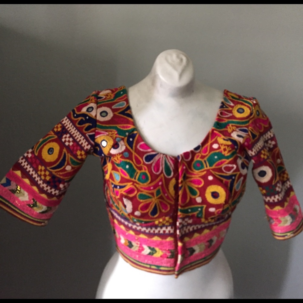 Colorful crop top