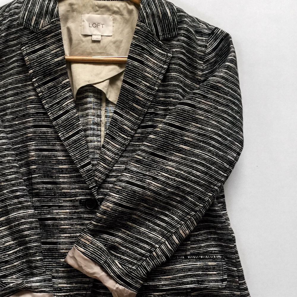 ✨ Price drop ✨LOFT • linen • blazer • summer• sz12