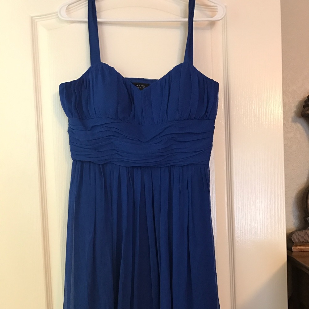 Tahari party dress - royal blue. Size 8