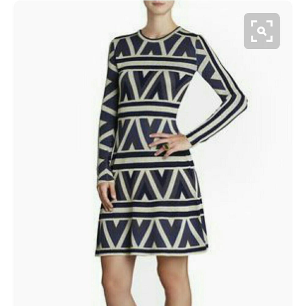 BCBG MAX AZRIA "Malina" ZigZag knit dress