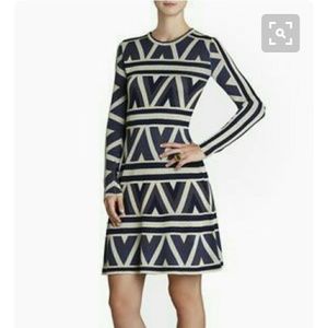 BCBG MAX AZRIA "Malina" ZigZag knit dress