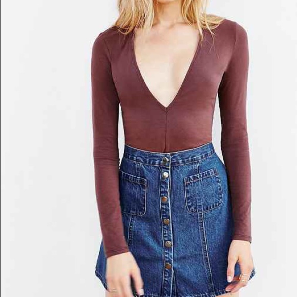 Urban Outfitters Deep V Top