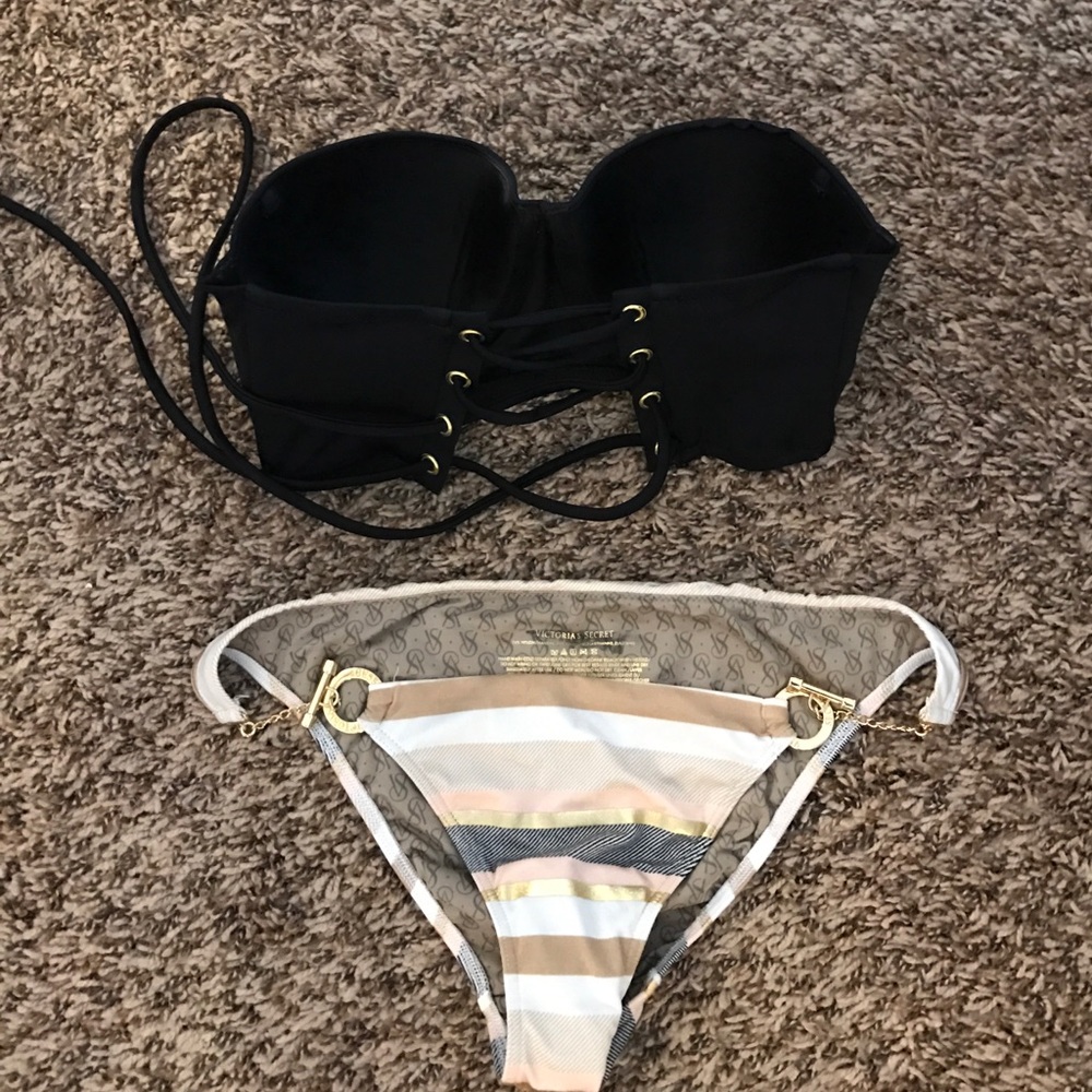 Victoria's Secret bikini 36C top small bottoms