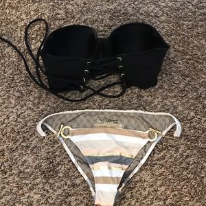 Victoria's Secret bikini 36C top small bottoms
