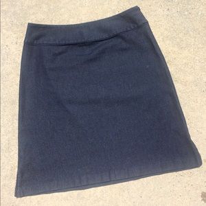 Banana Republic denim knee-length skirt
