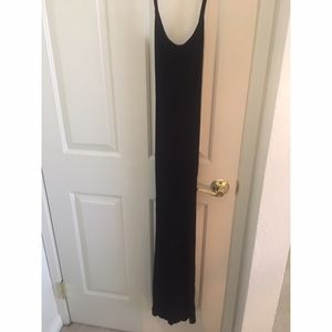 Black maxi dress