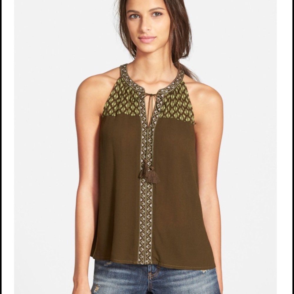 Embroidered Swing Tank