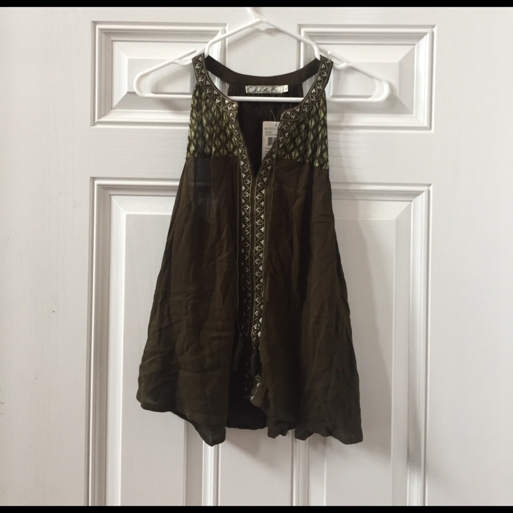 Embroidered Swing Tank - Picture 3 of 3