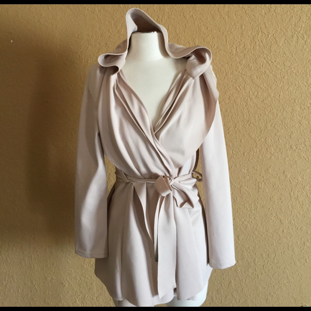 🌷Jacket cream rope style extremely soft fabric coat