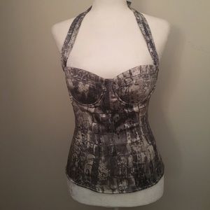 Marciano silk halter top