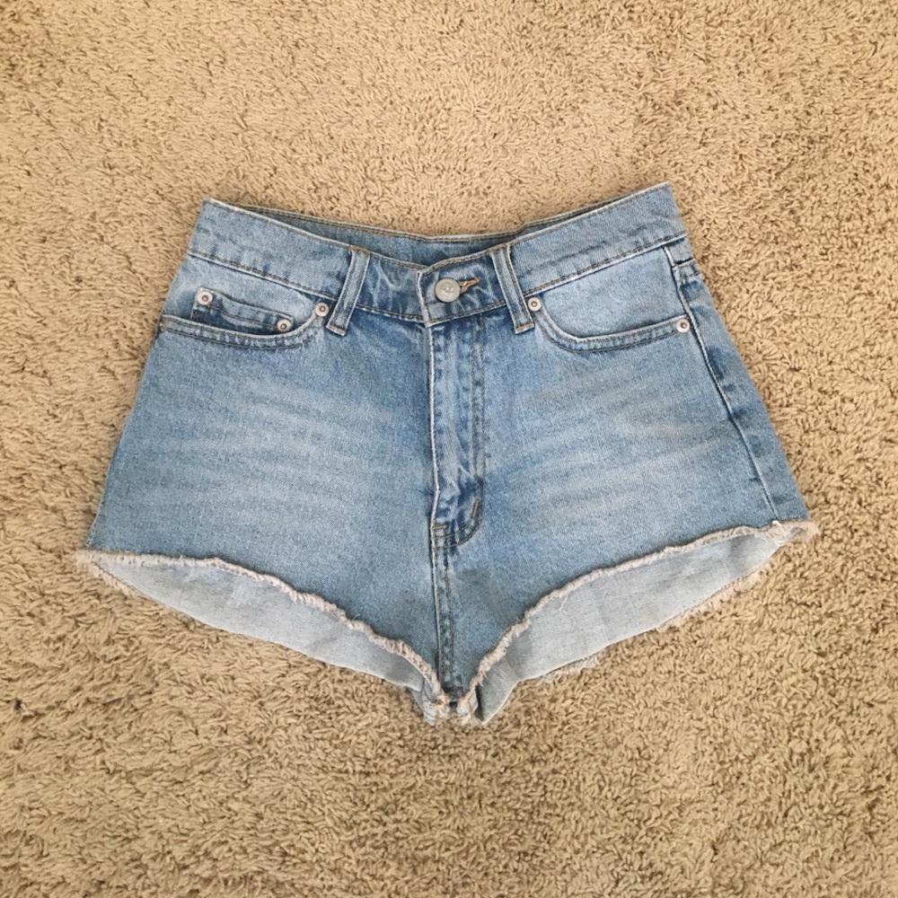 Cheap Monday denim shorts