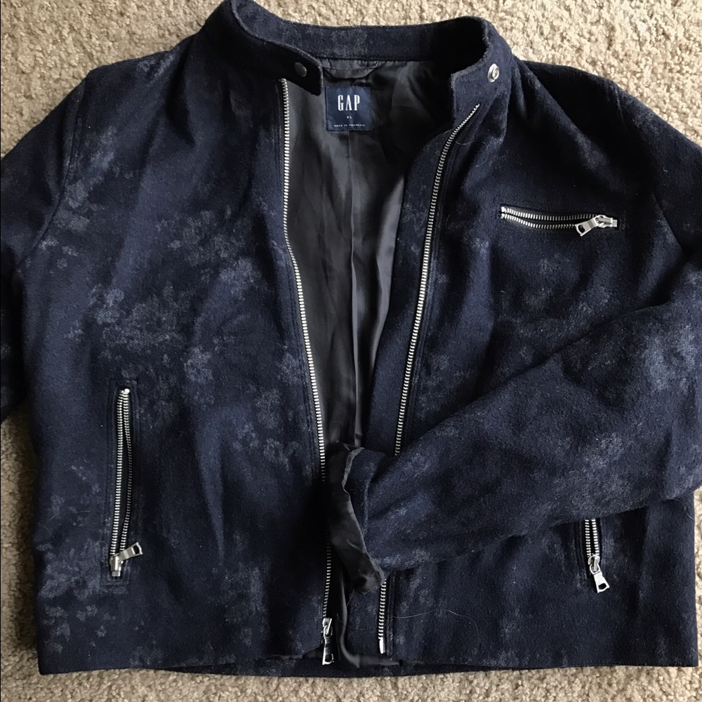 Gap floral navy jacket