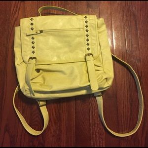 New yellow/neon back bag.