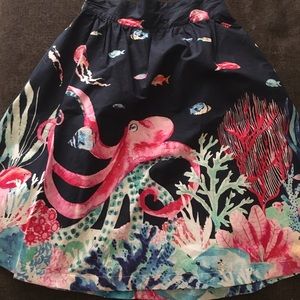 ModCloth Octopus Border Print Skirt
