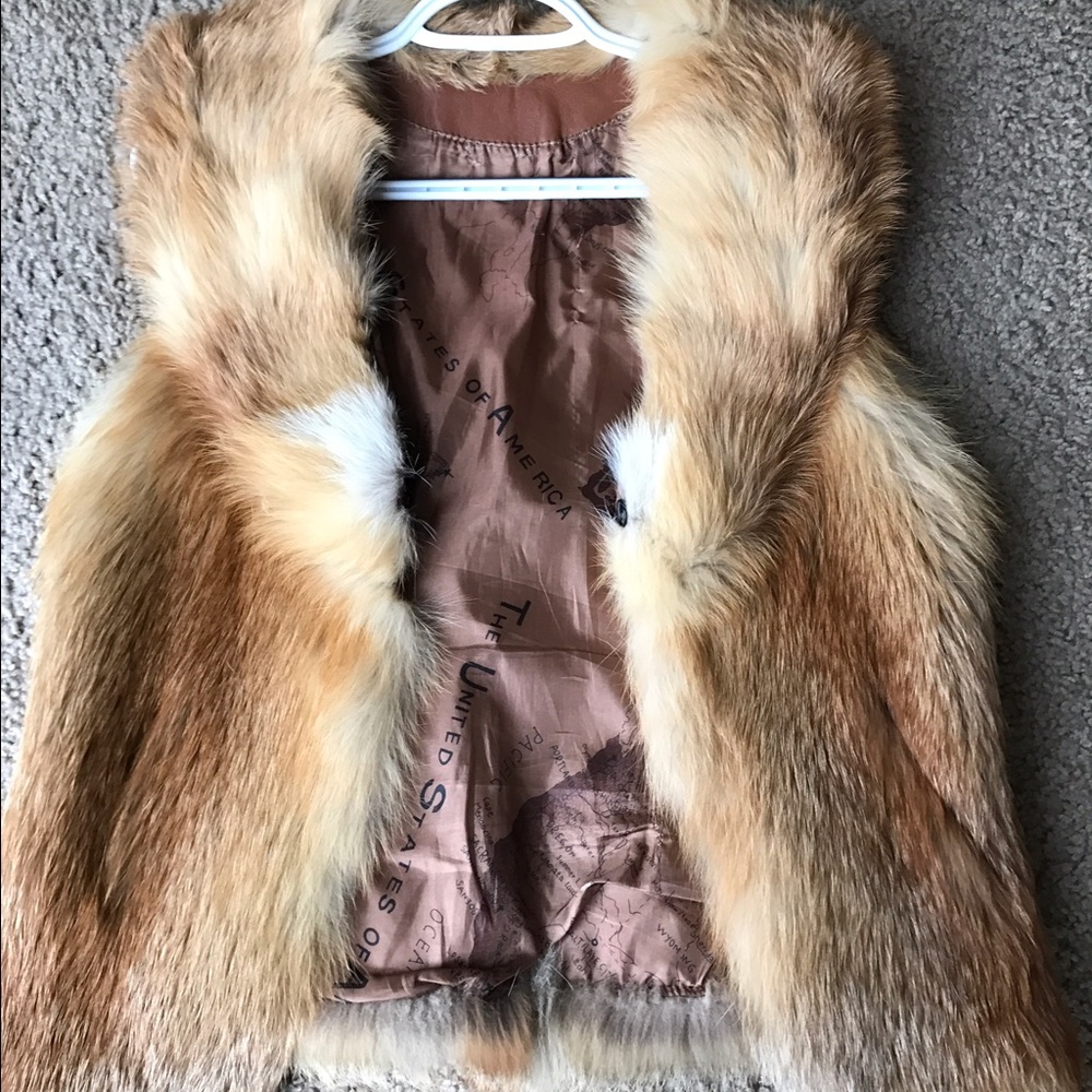 Vintage fur vest