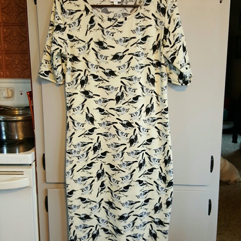 LuLaroe Julia Dress Birds