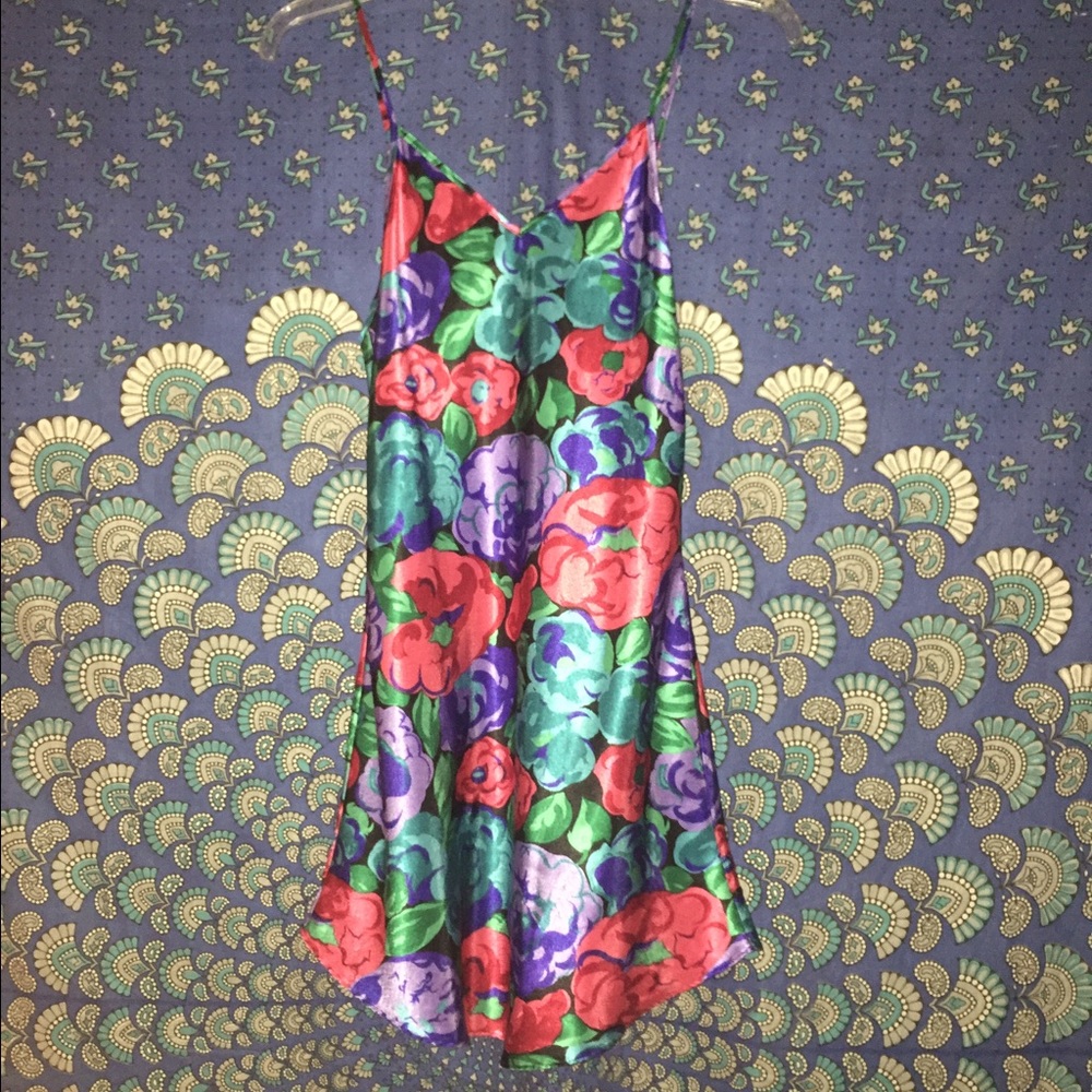 Vintage Victoria's Secret Floral Silk Lingerie