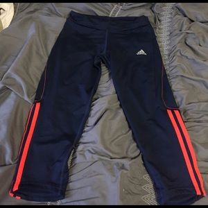 Adidas quarter length workout pants