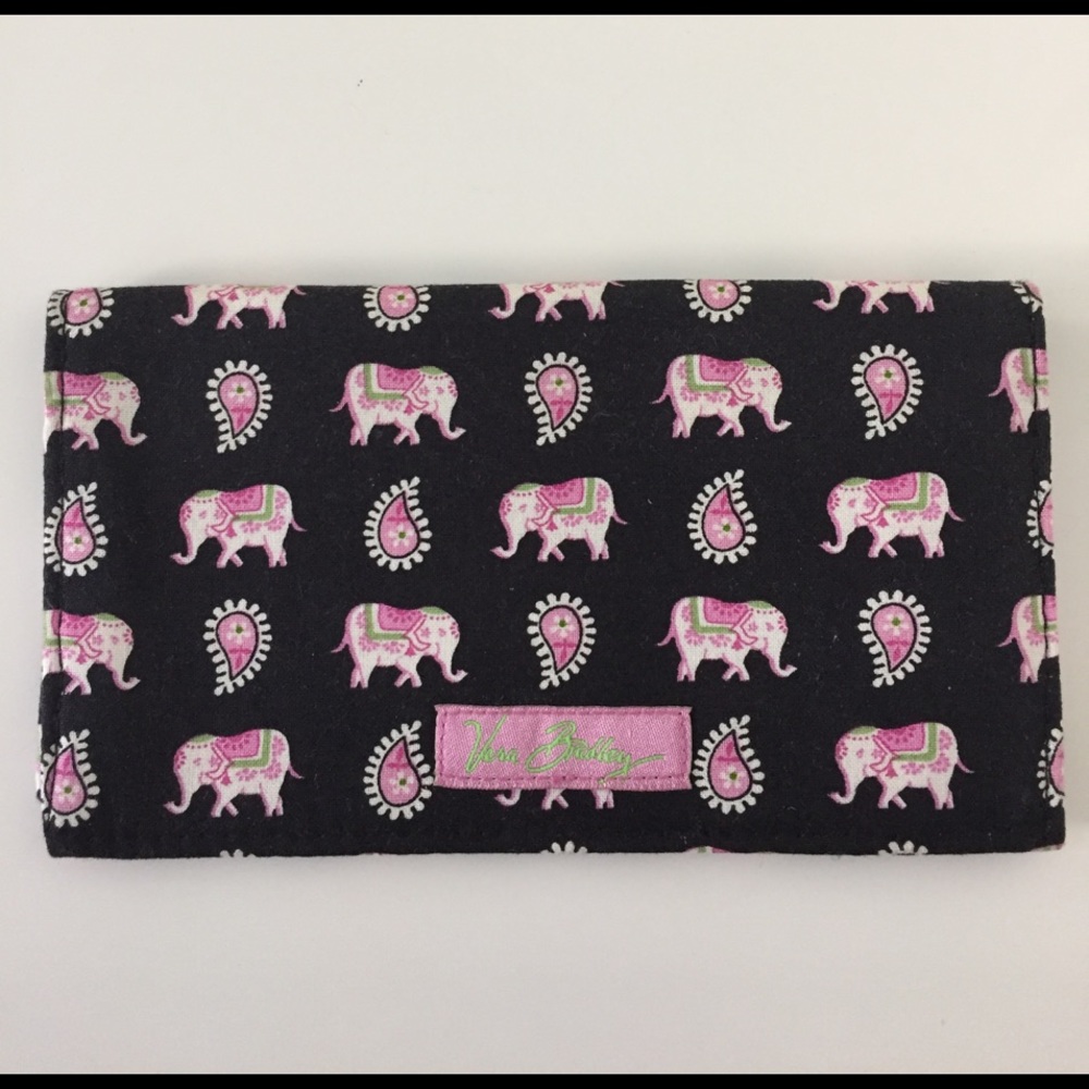 Vera Bradley Elephants Checkbook Cover