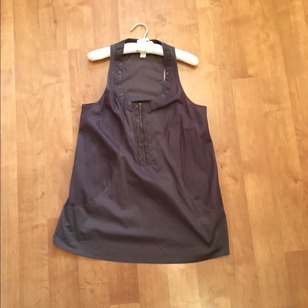 Coldwater Creek Embellished Racerback Tank - M