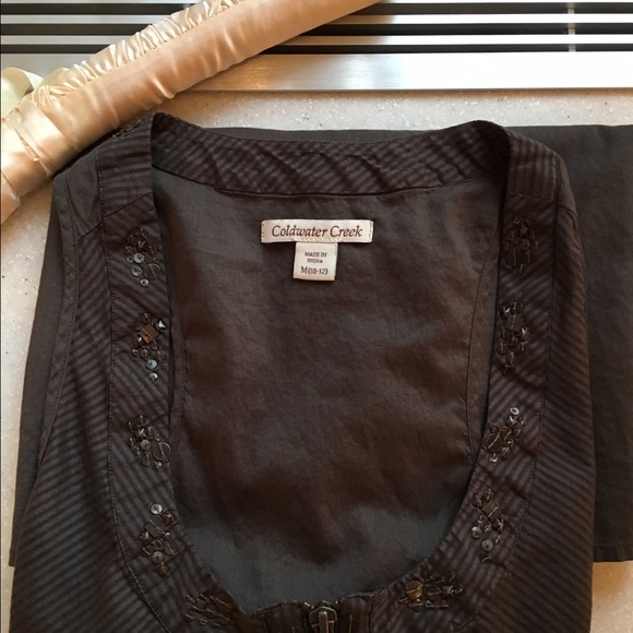 Coldwater Creek Embellished Racerback Tank - M - Picture 3 of 3