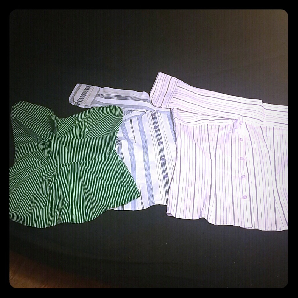 3 uniquely cute shirts the ties are sleeves