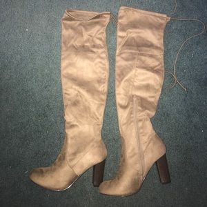 NEVER WORN Thigh high boots