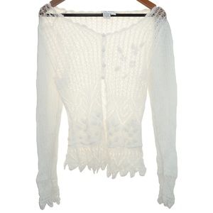 Mohair Blend Lace Cardi in EXCELLENT condition!