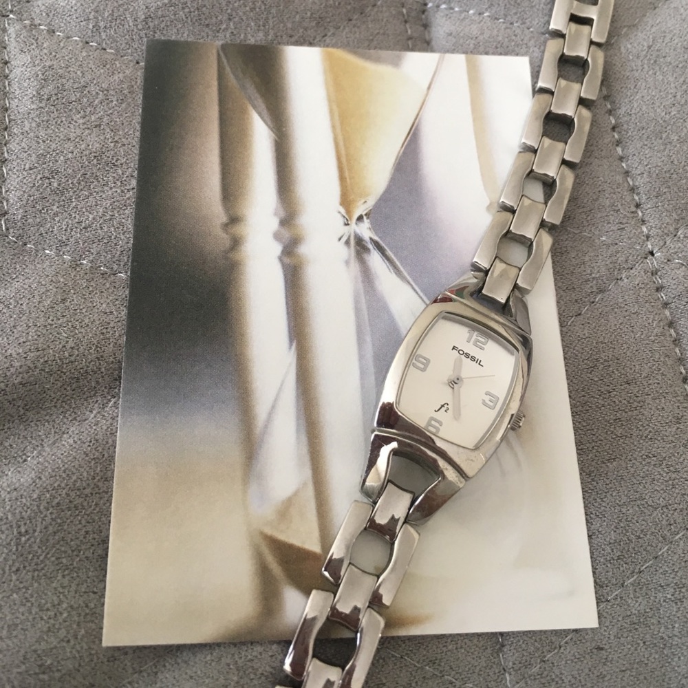 Fossil  classic silver watch