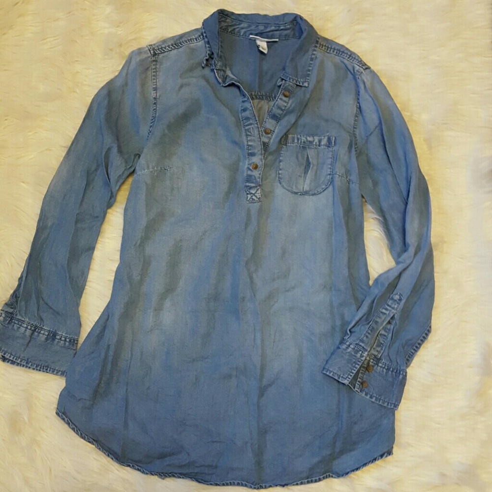 Jean maternity top