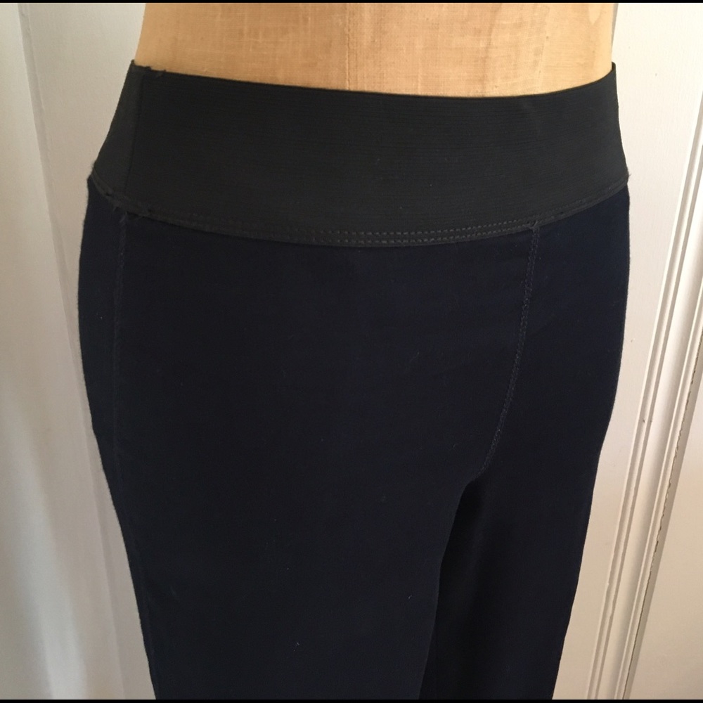 Nine West navy stretch legging pants xs
