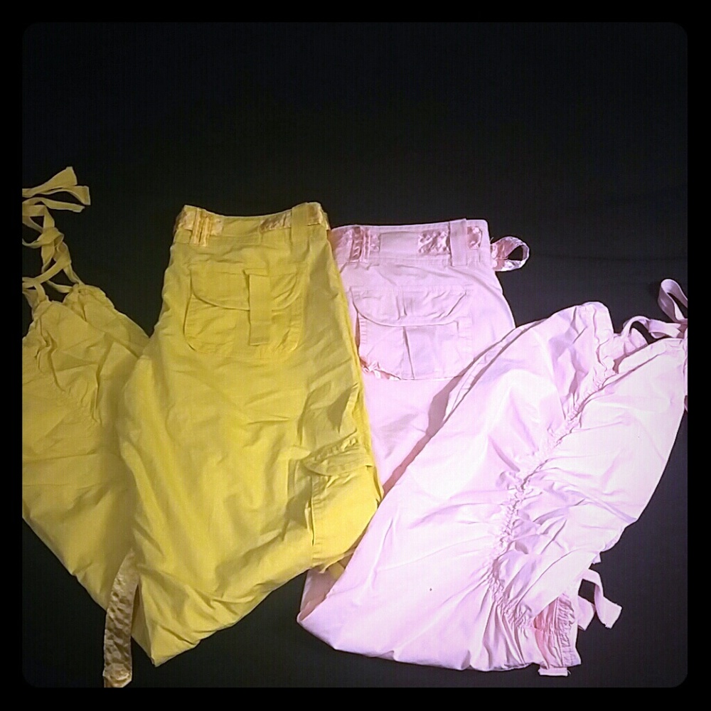 Cotton cargo pockets pants 4spring/Sumner wore few